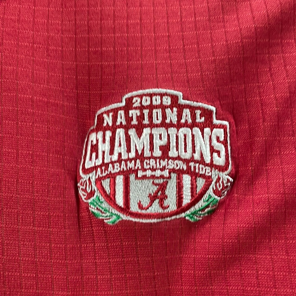 2009 National Championship Alabama Crimson Tide Polo Medium